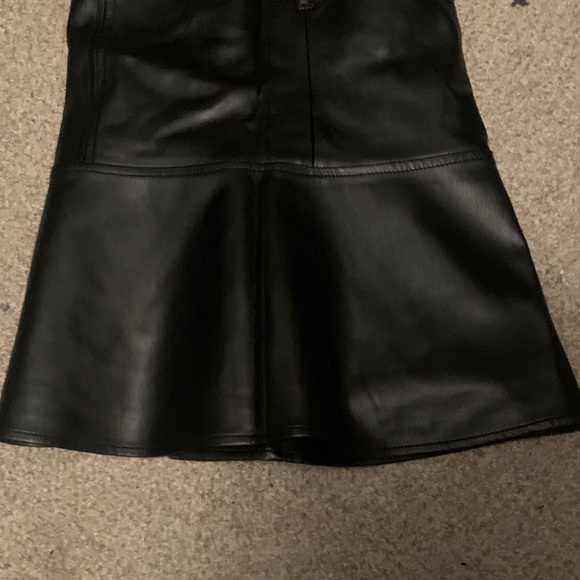 Ava & Viv Black Faux Leather Mini Skirt - Picture 11 of 11